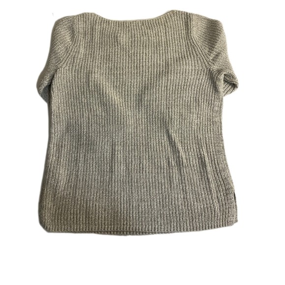Old Navy Light Grey Round Neck Knit Sweater SP - Picture 3 of 7